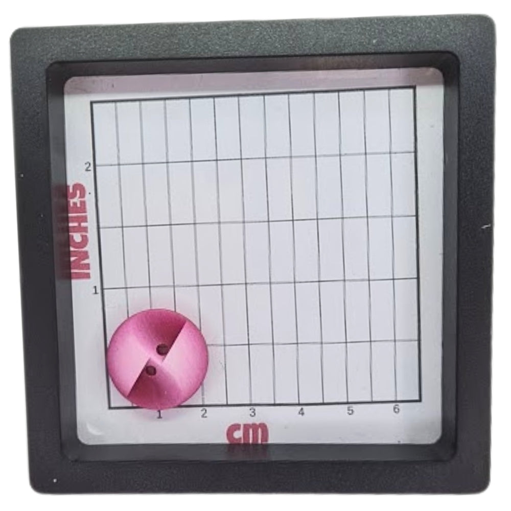 Windmill Design 2 Hole Matt Button - 20mm - Pink [LB40.4]