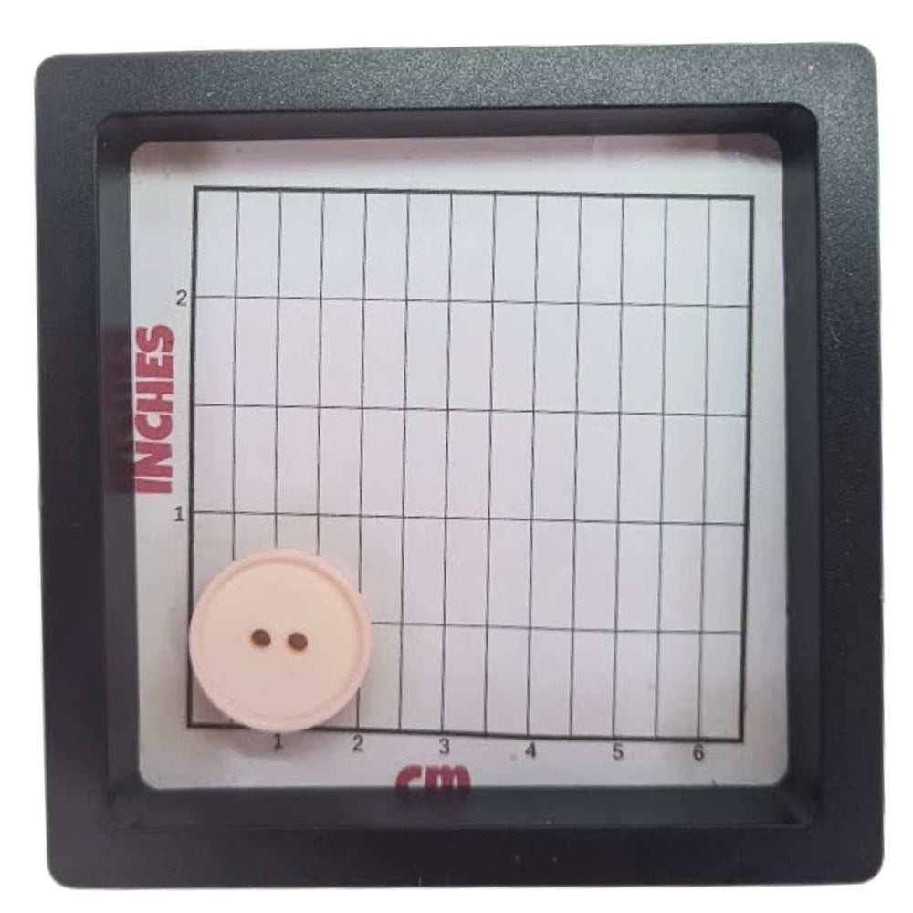 Narrow Rim 2 Hole Button Shiny/Matt - 20mm - Pink [LB10.4]
