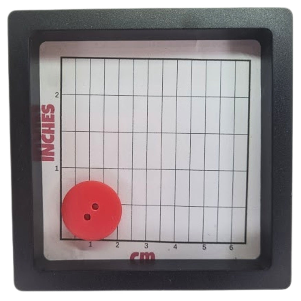 2 Hole Round Matt Button - 20mm - Red [LB28.3]