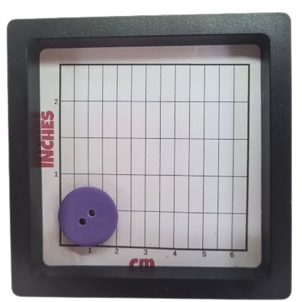 2 Hole Round Matt Button - 20mm - Purple [LB31.1]