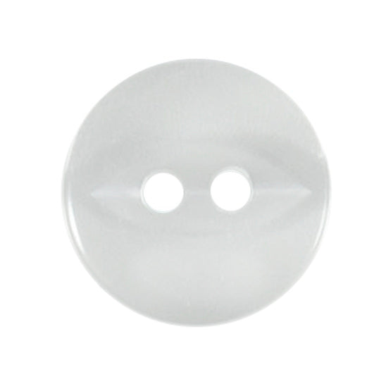 Polyester Fisheye Button - 11mm - Transparent