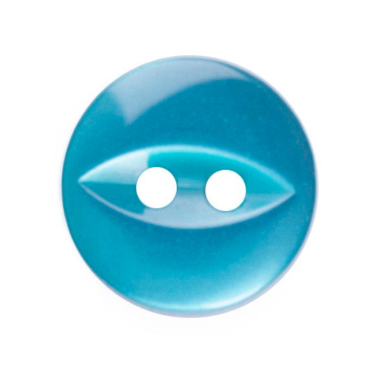 Polyester Fisheye Button - 11mm - Jade [LA9.1]