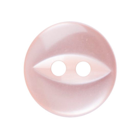 Polyester Fisheye Button - 11mm - Peach [LA27.1]