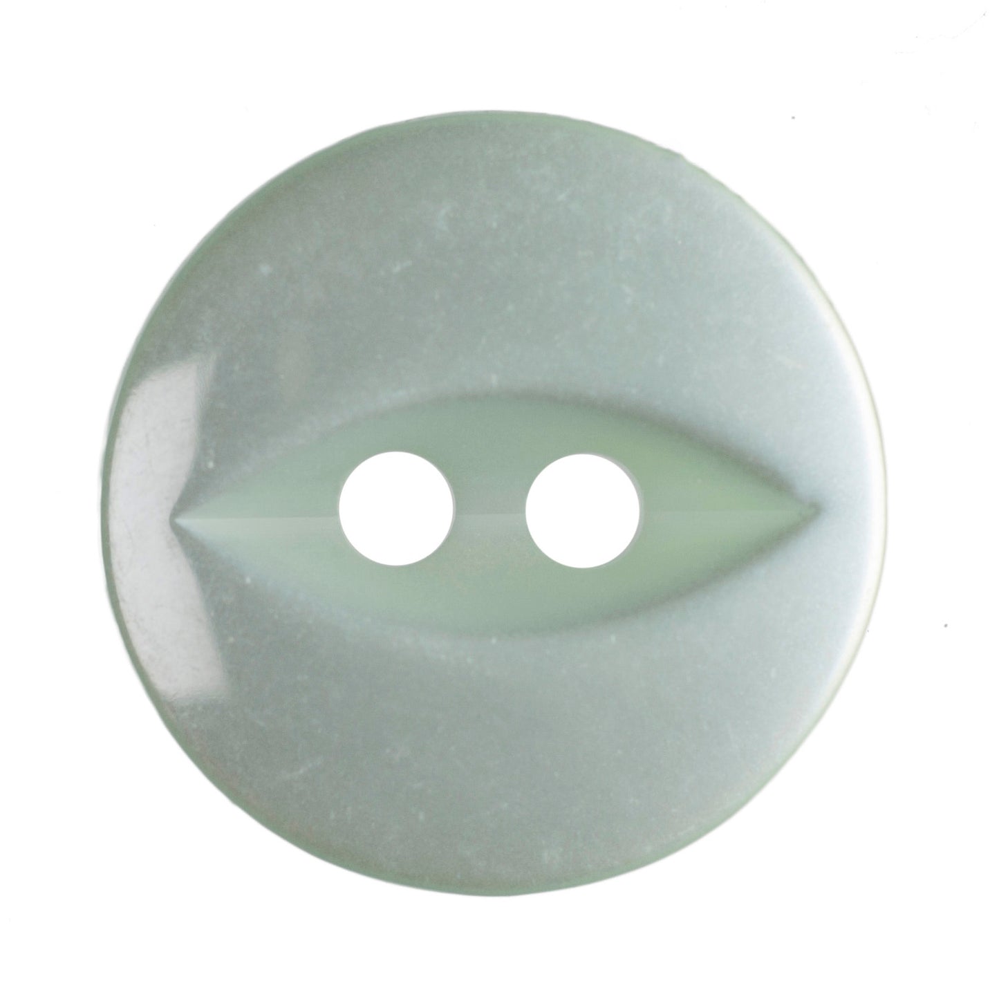 Polyester Fisheye Button - 14mm - Pale Teal [LA9.6]
