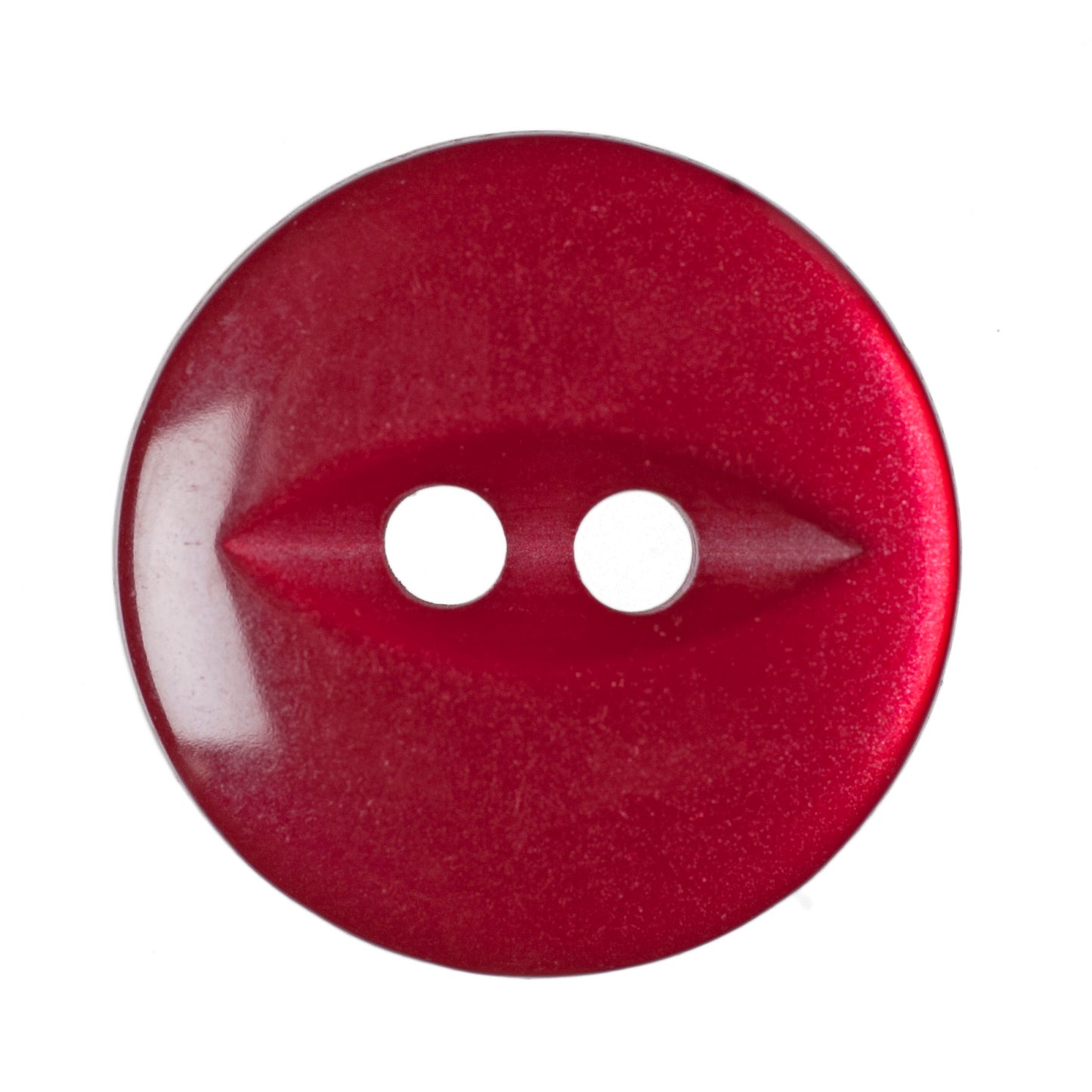 Polyester Fisheye Button - 14mm - Dark Red [LA16.2]
