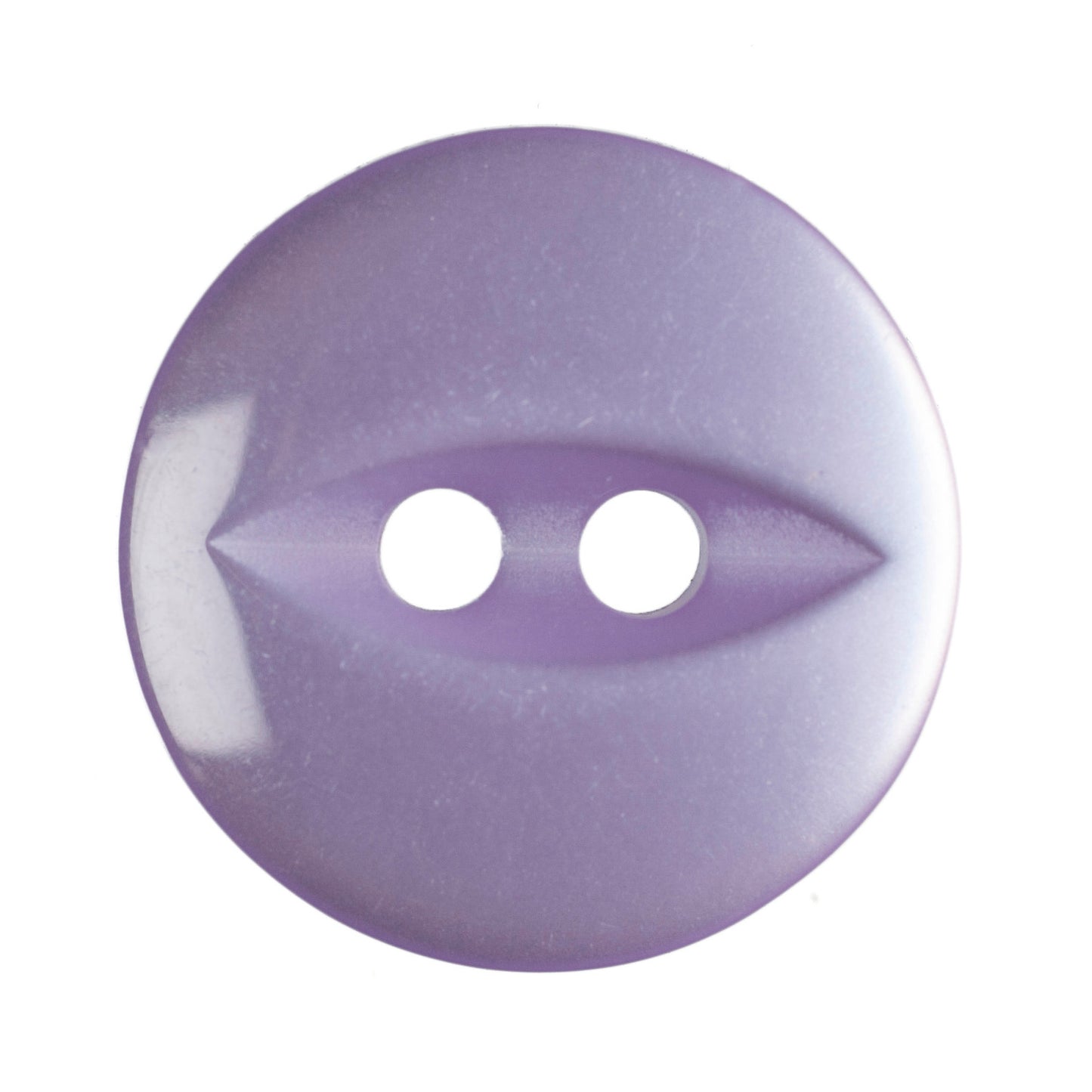 Polyester Fisheye Button - 14mm - Lilac [LB12.1]
