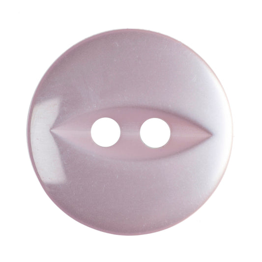 Polyester Fisheye Button - 14mm - Pale Pink [LA22.1]