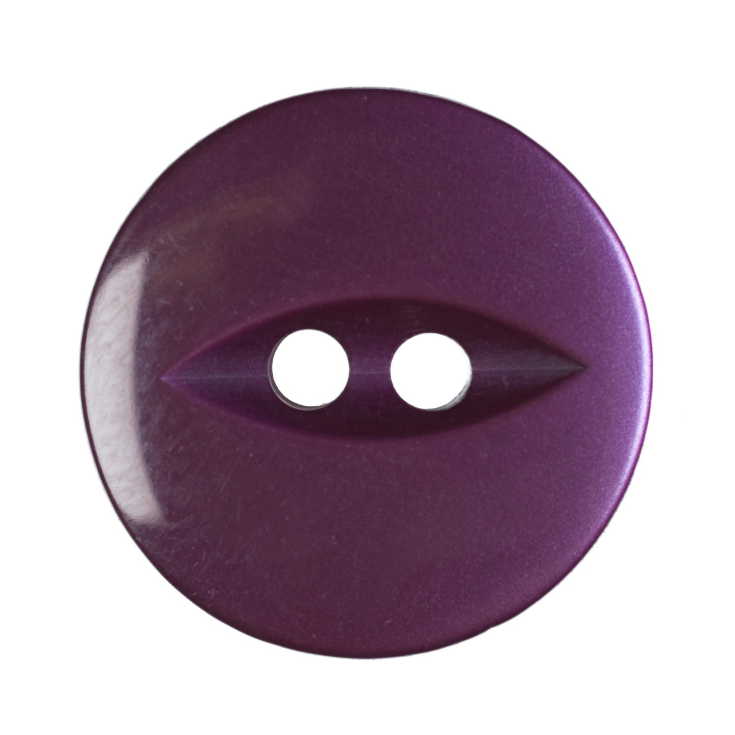 Polyester Fisheye Button - 16mm - Purple [LA19.4]