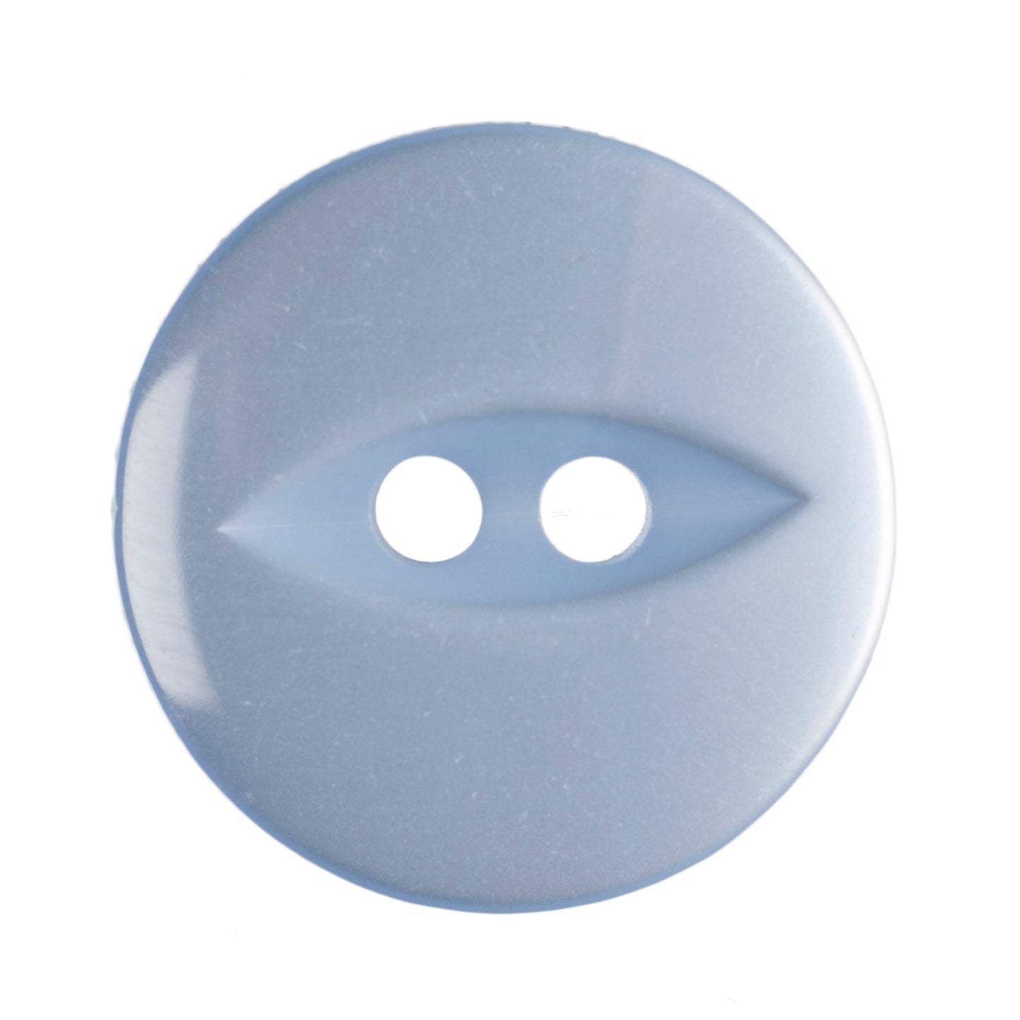 Polyester Fisheye Button - 16mm - Light Blue [LA22.2]