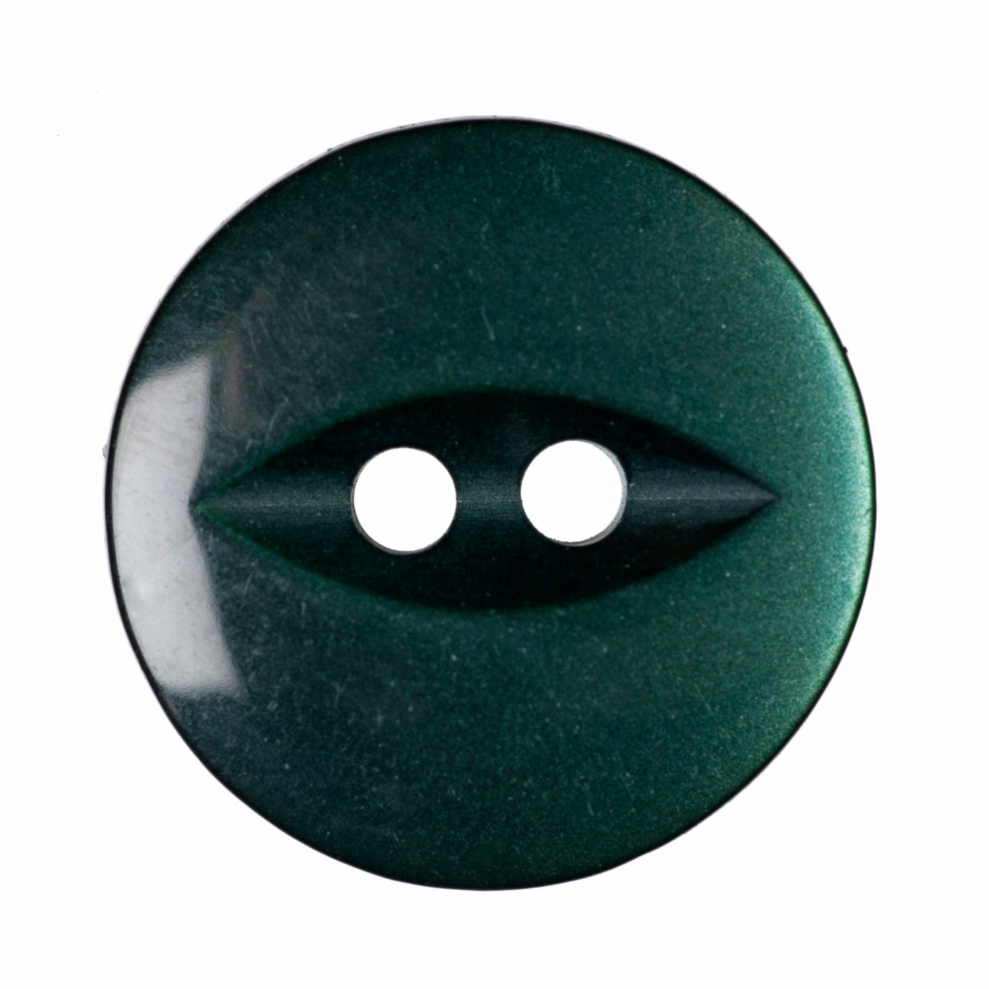 Polyester Fisheye Button - 16mm - Dark Green [LB10.6]