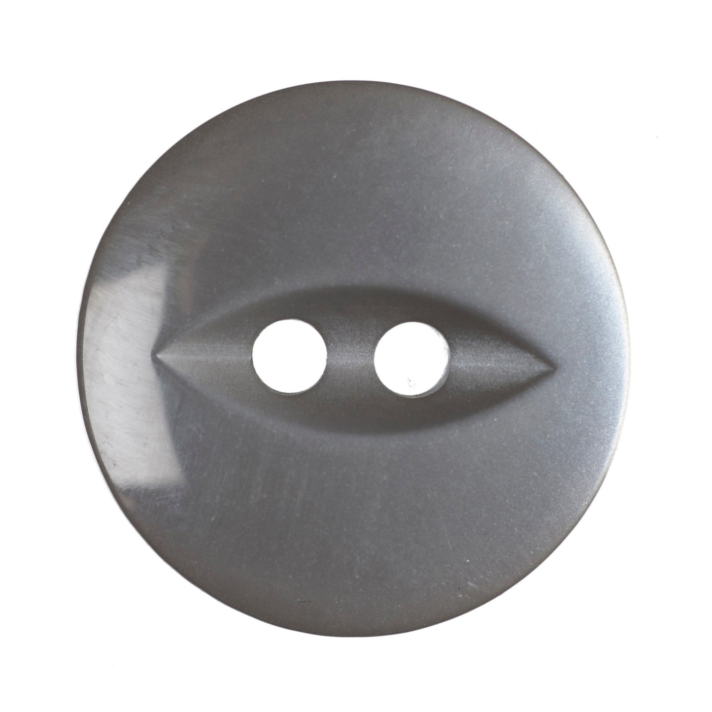 Polyester Fisheye Button - 16mm - Grey [LA11.6]