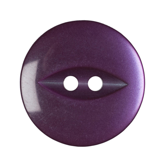 Polyester Fisheye Button - 19mm - Purple [LA21.2]