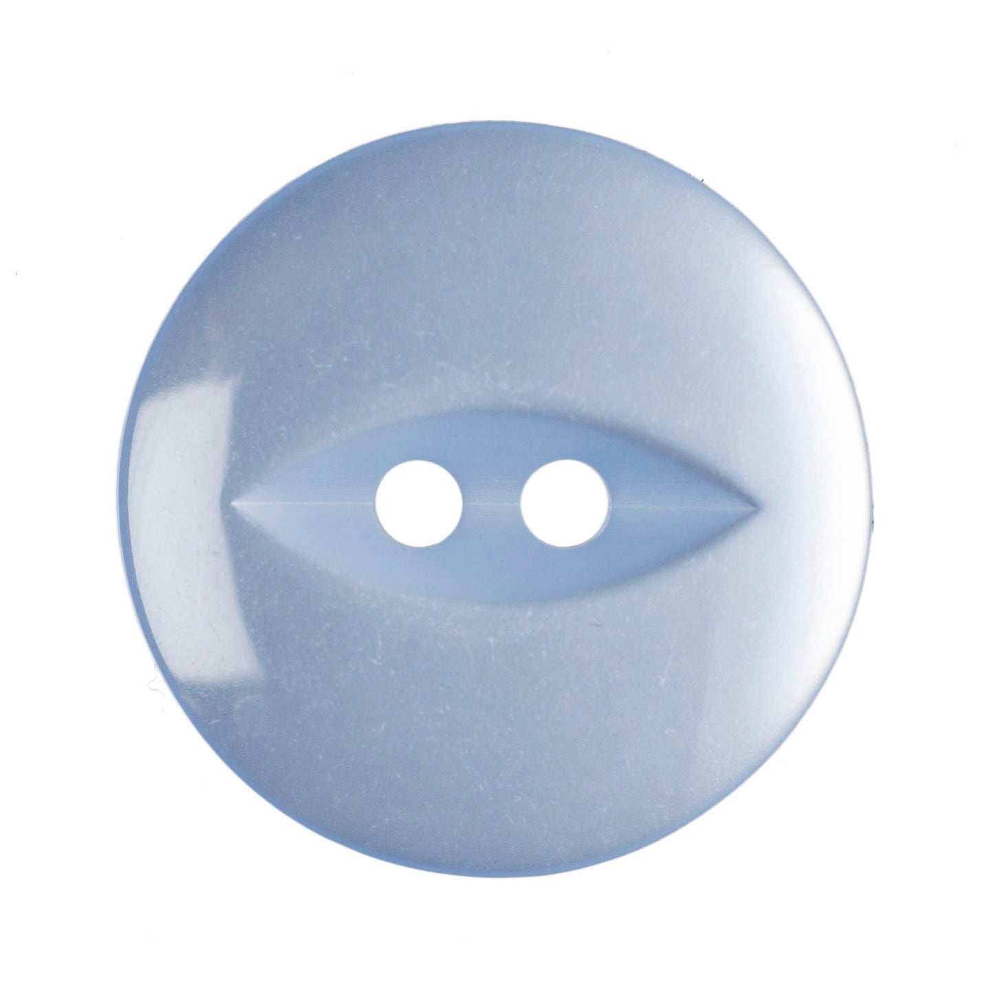 Polyester Fisheye Button - 19mm - Light Blue [LA17.4]