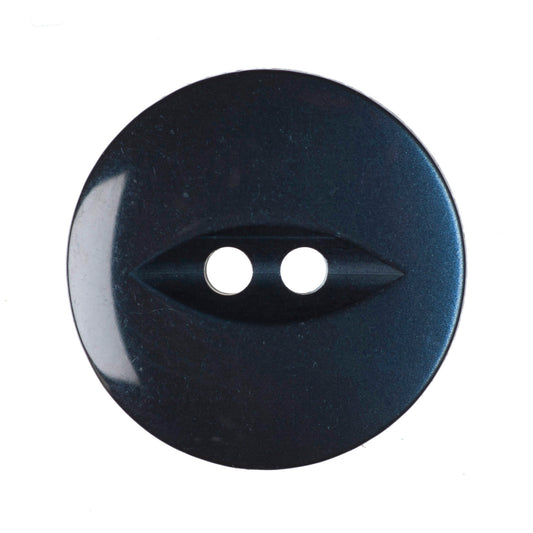 Polyester Fisheye Button - 19mm - Navy [LA15.3]