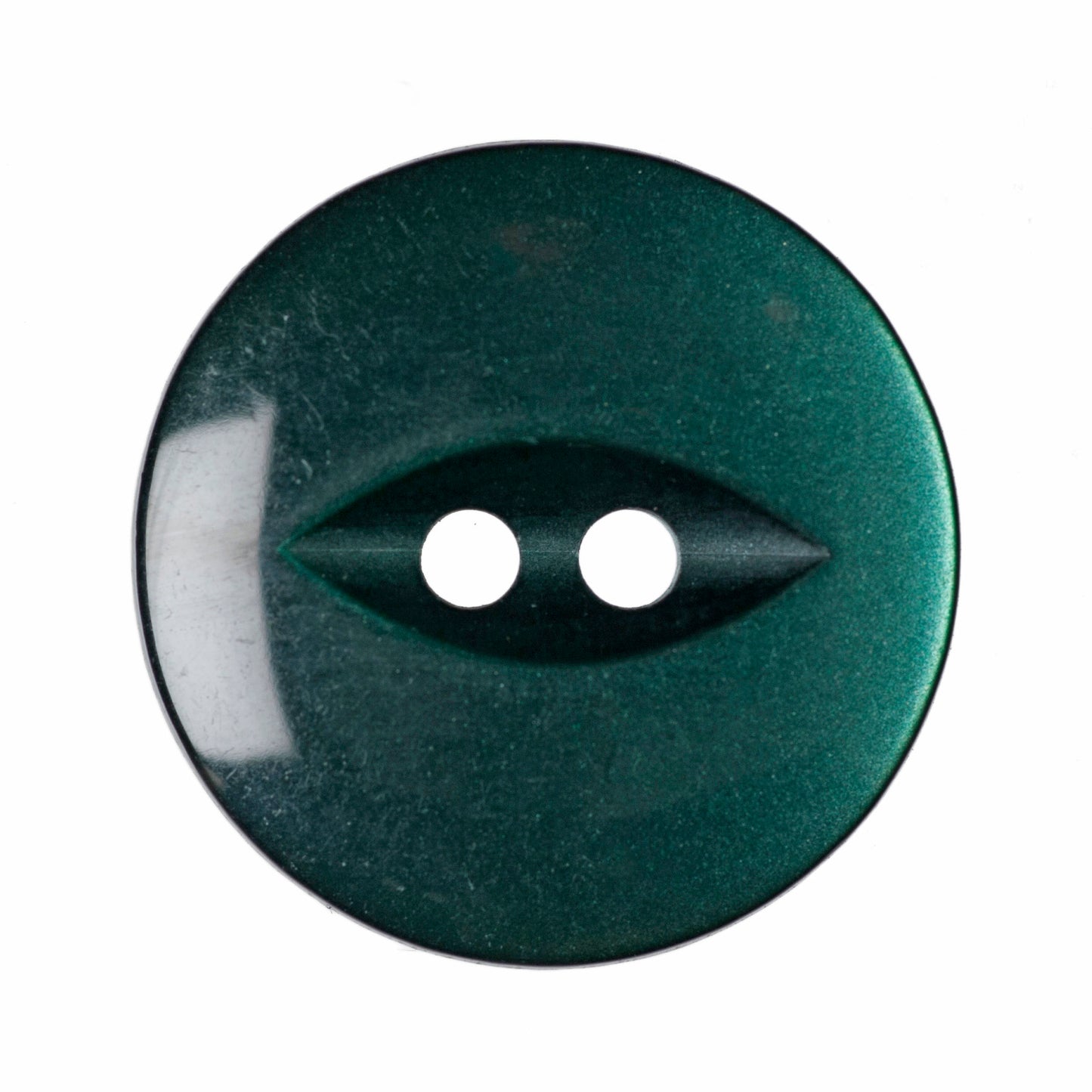 Polyester Fisheye Button - 19mm - Dark Green [LA23.2]