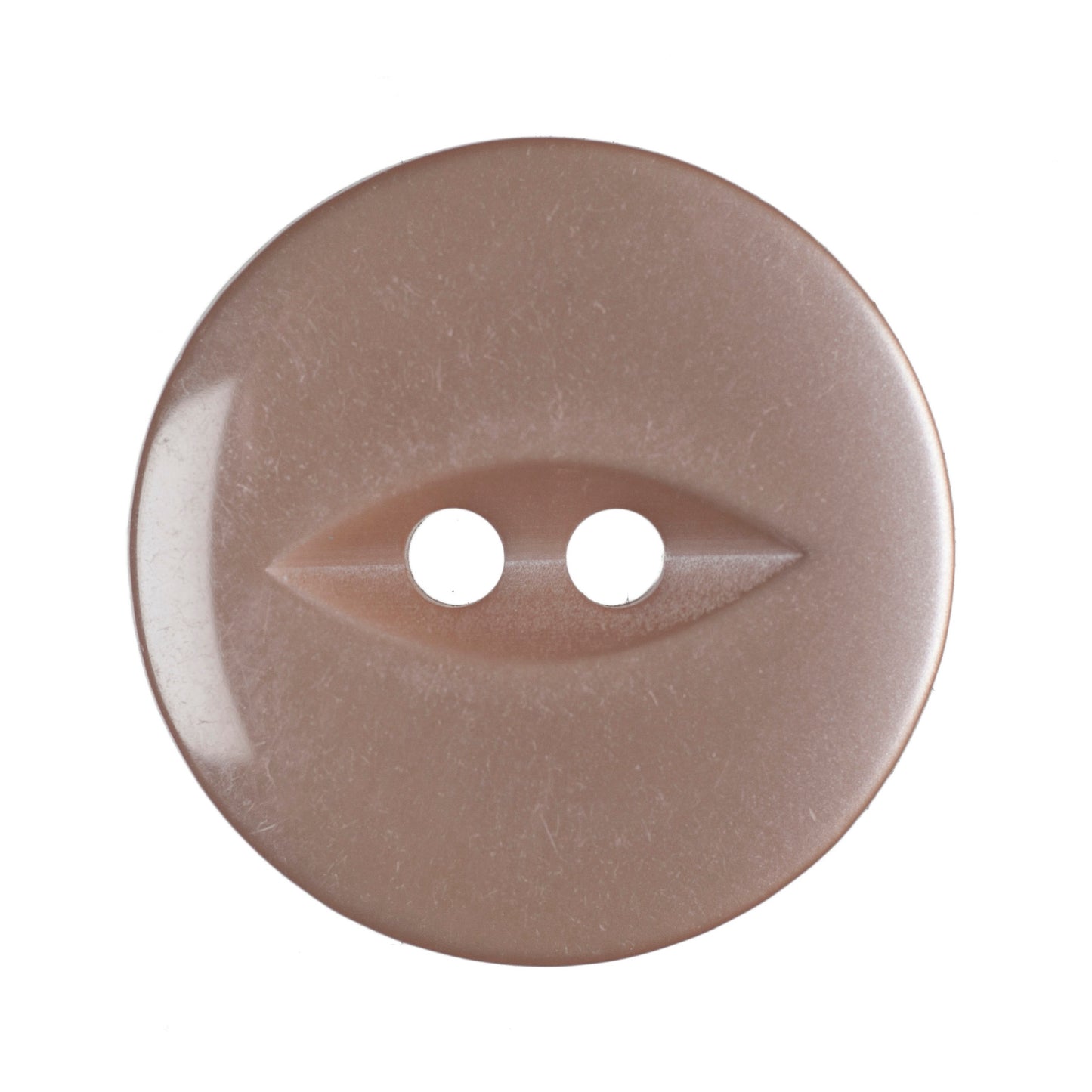 Polyester Fisheye Button - 19mm - Beige [LA14.4]