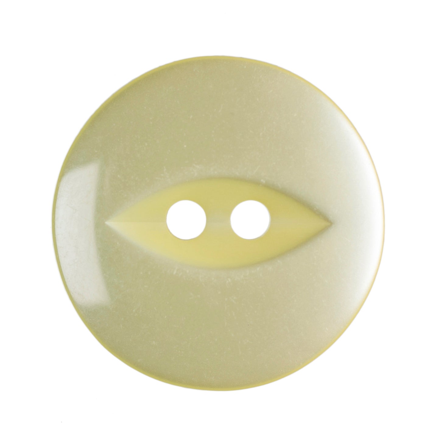 Polyester Fisheye Button - 19mm - Yellow [LB35.5]