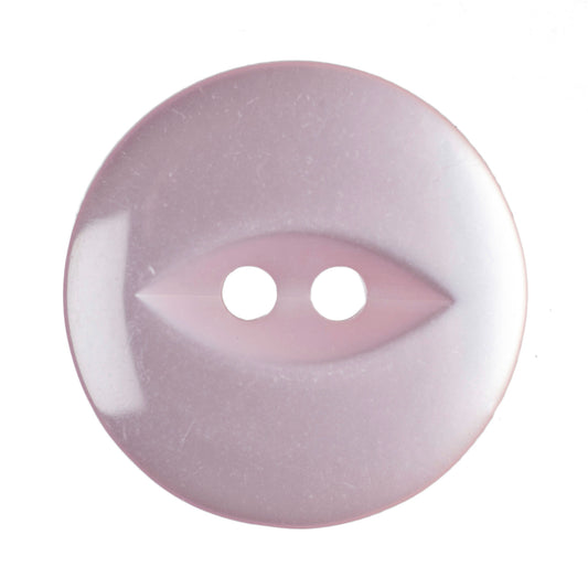 Polyester Fisheye Button - 19mm - Pale Pink [LA17.3]