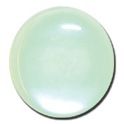 Polyester Plain Shank Button - 11mm - Pale Green