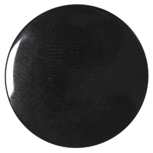 Polyester Plain Shank Button - 11mm - Black [LB17.7]