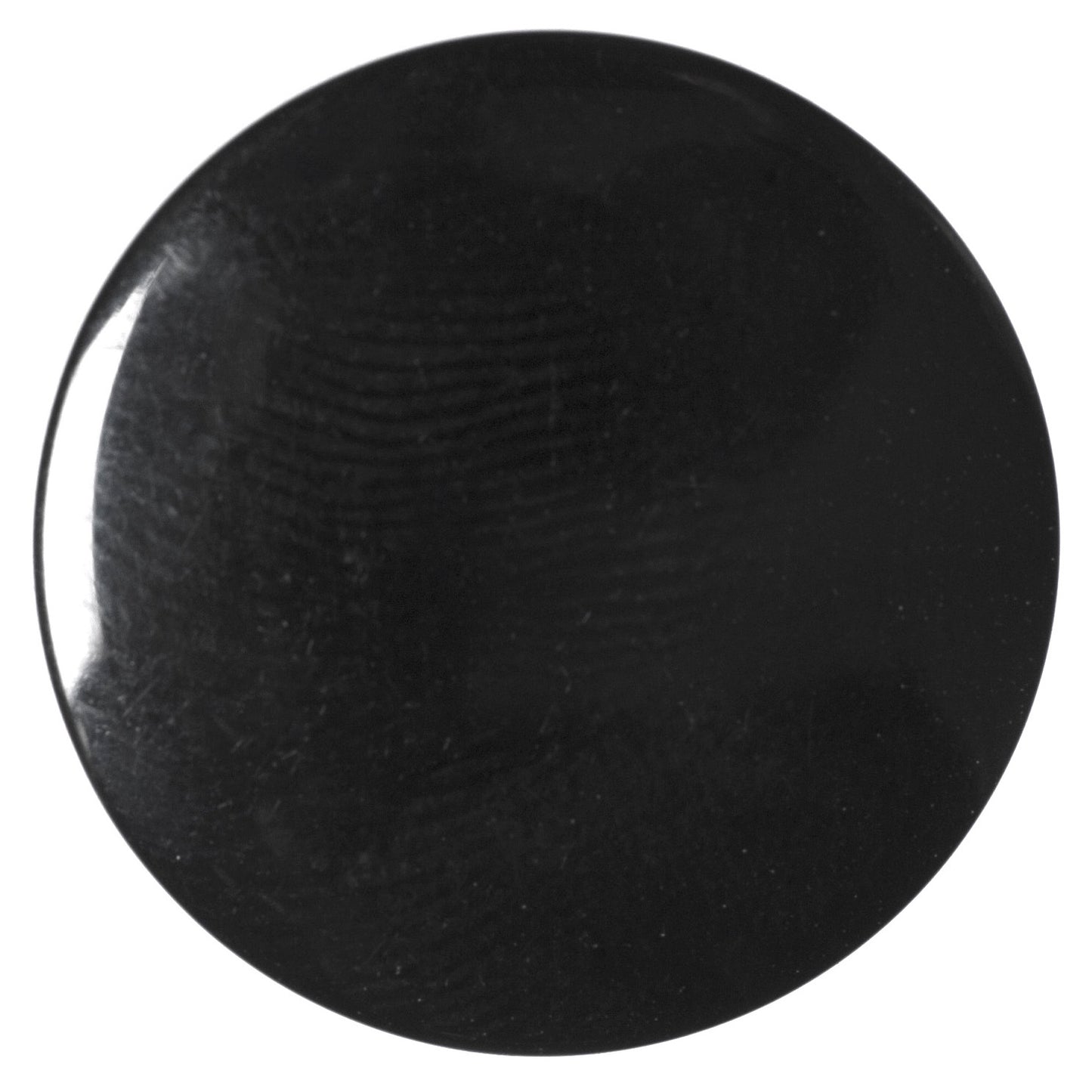 Polyester Plain Shank Button - 20mm - Black [LB14.2]