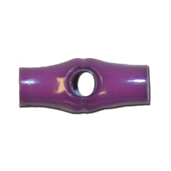 Nylon Bamboo Toggle Button - 25mm - Purple