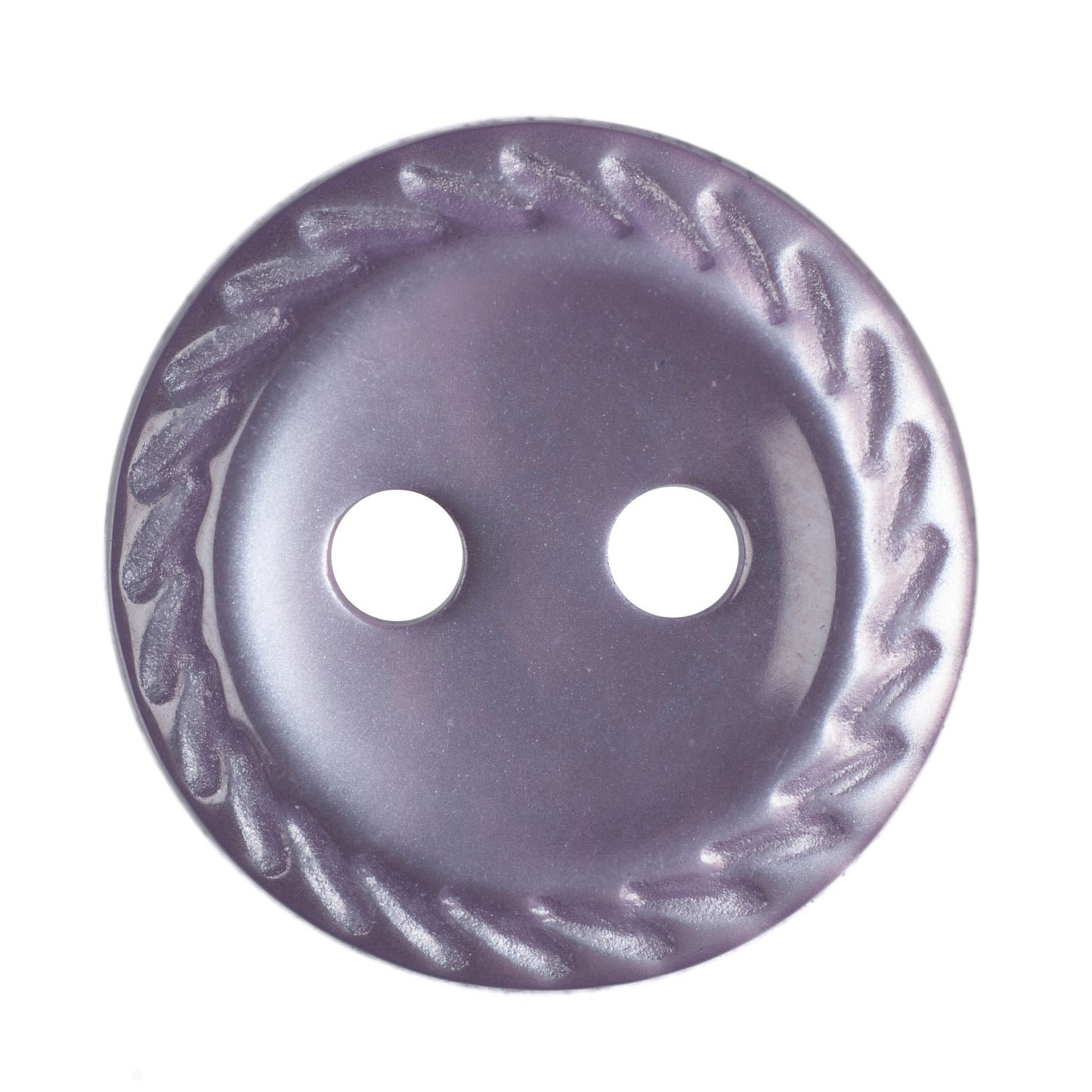 Polyester Rope Edge Button - 11mm - Lilac [LB8.2]