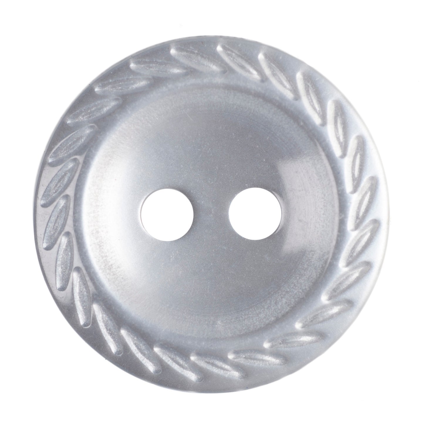 Polyester Rope Edge Button - 14mm - Pearl White [LB16.1]