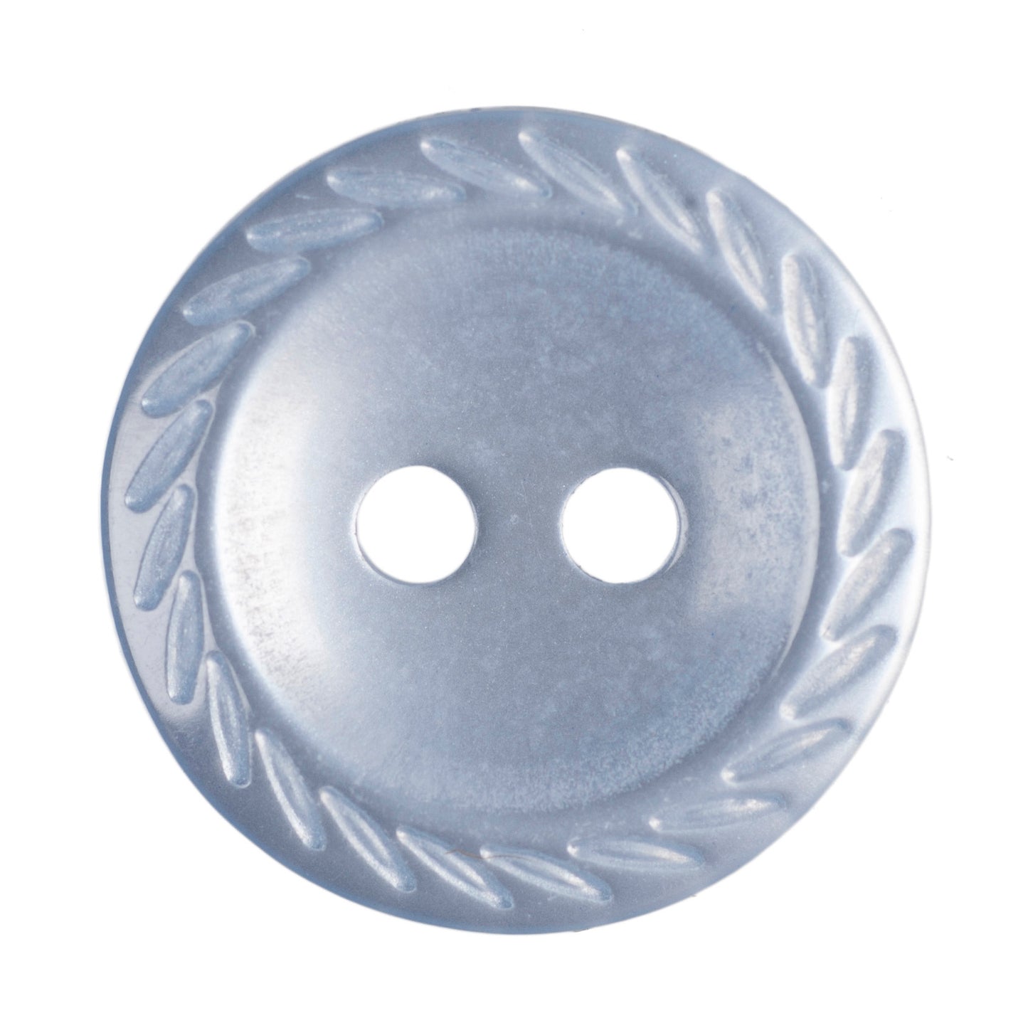Polyester Rope Edge Button - 14mm - Pale Blue [LB22.6]