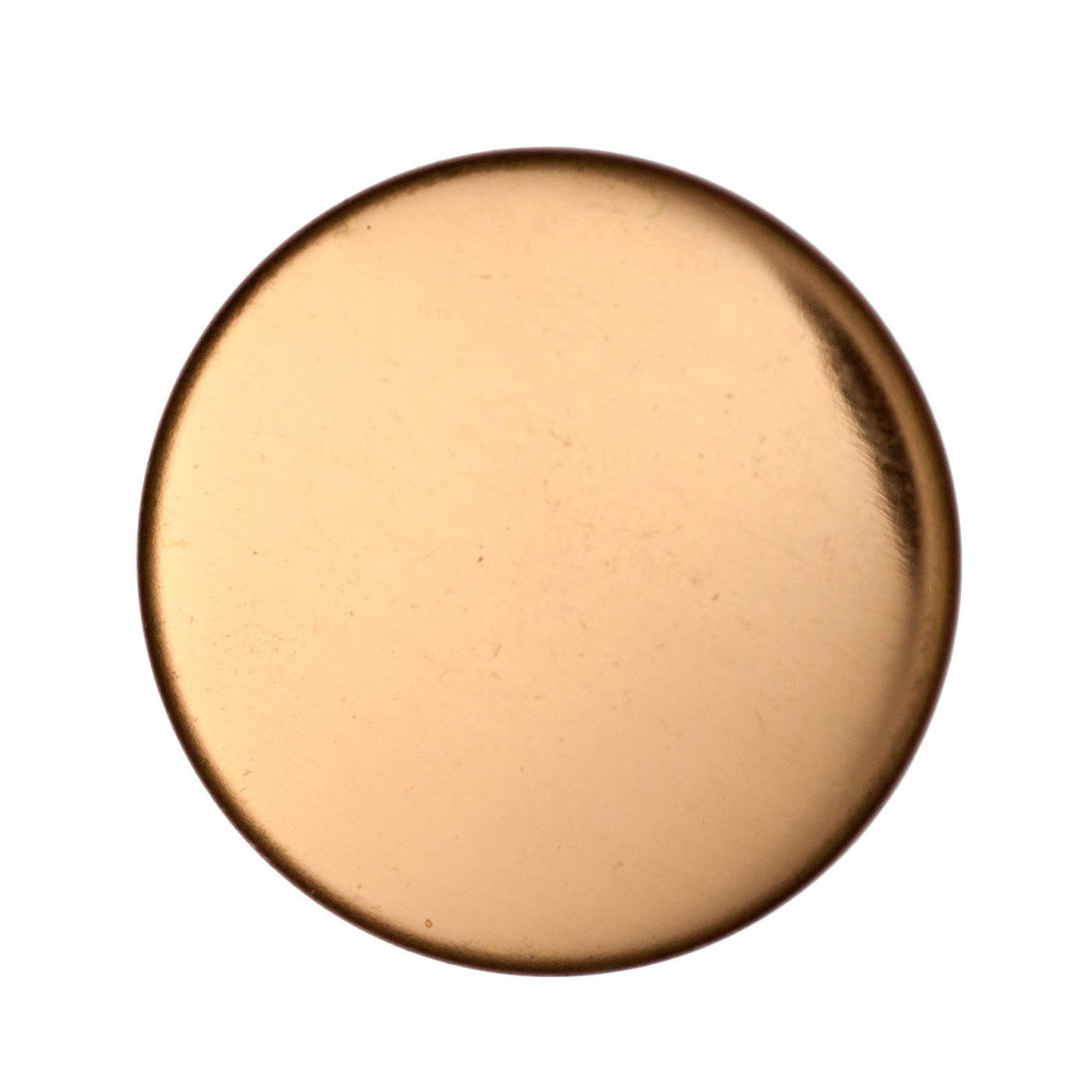 Metal Blazer Shank Button - 15mm - Gold