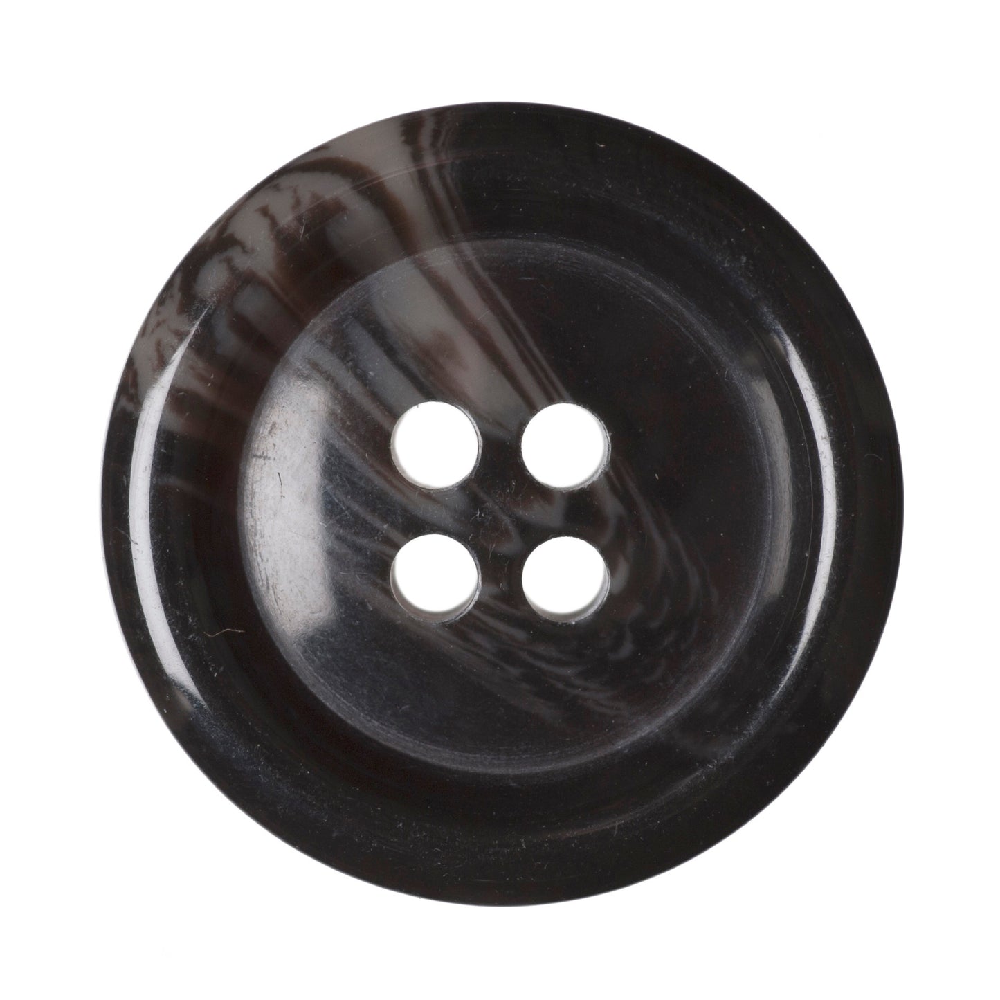 4 Hole Variegated Jacket Button - 23mm - Brown [LB15.3]