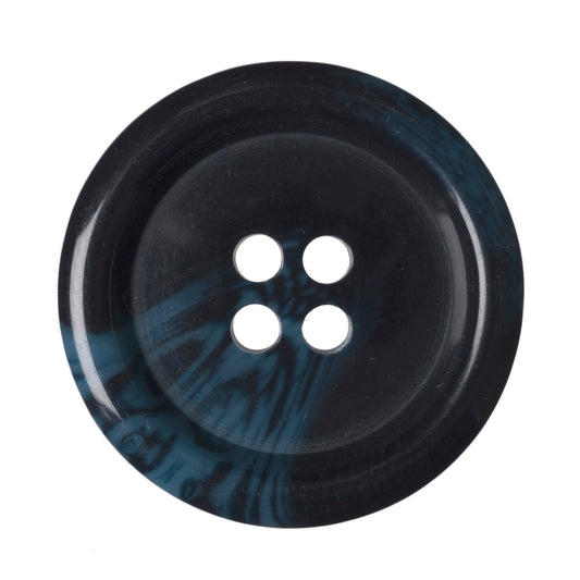4 Hole Variegated Jacket Button - 25mm - Navy [LB12.2]