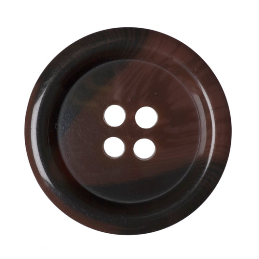 4 Hole Variegated Jacket Button - 25mm - Tan [LB15.6]