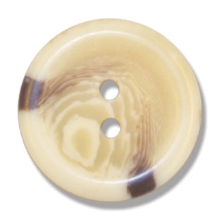 Aran 2 Hole Button - 23mm - Natural