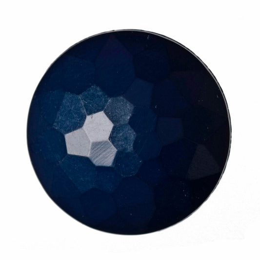 Faceted Plastic Shank Buttons - 11mm - Navy [LE3.6]