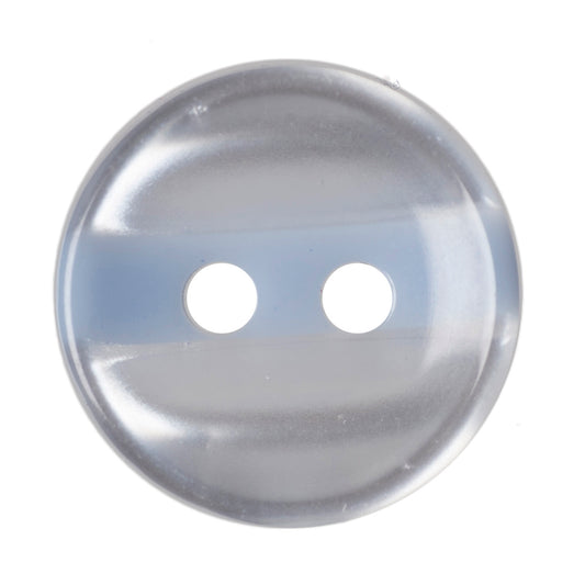 Polyester 2 Hole Stripe Buttons - 12mm - Pale Blue [LF33.2]