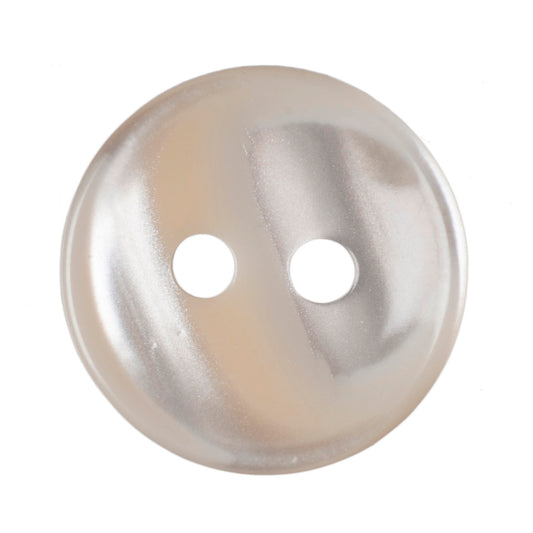 Polyester 2 Hole Stripe Buttons - 12mm - Cream [LB19.1]
