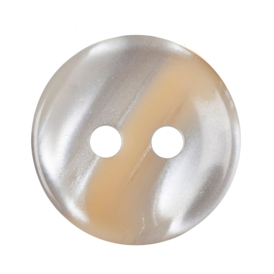 Polyester 2 Hole Stripe Buttons - 12mm - Peach [LB16.6]