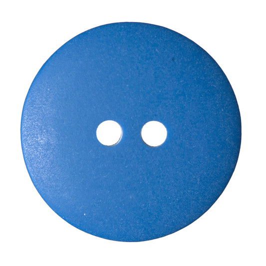 2 Hole Round Matt Button - 20mm - Airforce Blue [LB31.4]