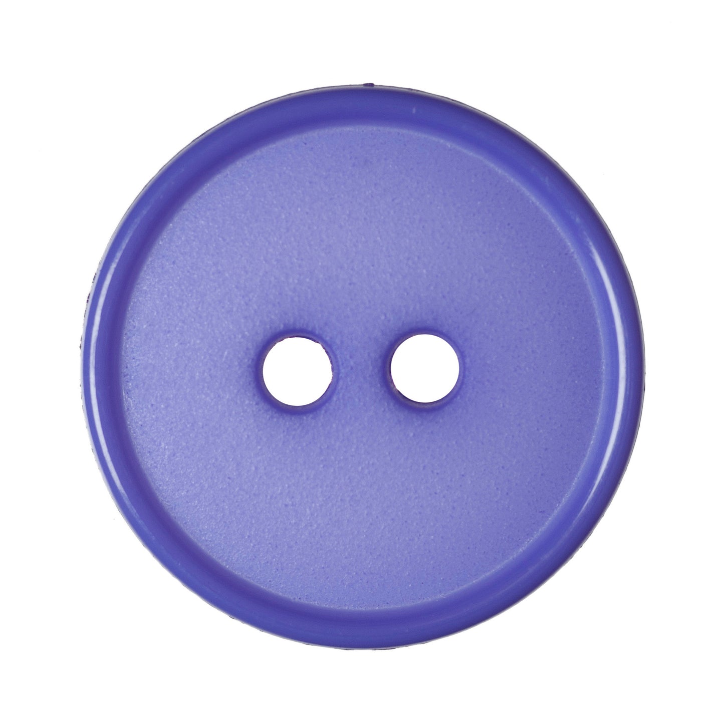 Narrow Rim 2 Hole Button Shiny/Matt - 18mm - Lilac [LB28.6]