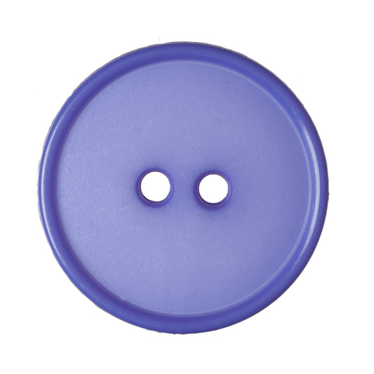 Narrow Rim 2 Hole Button Shiny/Matt - 20mm - Lilac