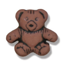 Teddy Bear Shank Button - 15mm - Brown [LB33.8]
