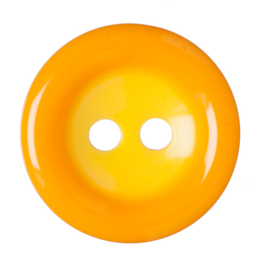 2 Hole Two Tone Button - 11mm - Orange [LG33.2]