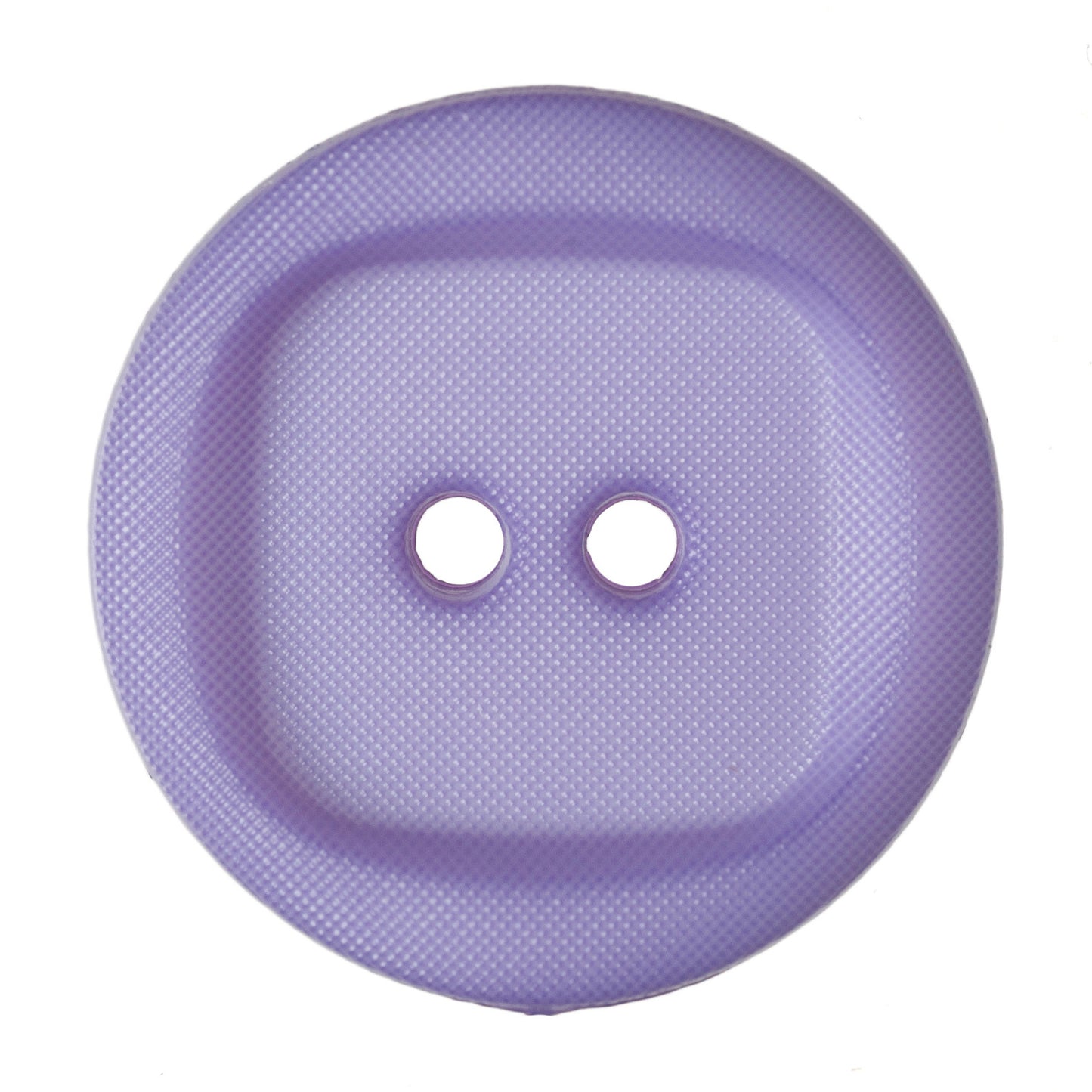 2 Hole Wavy with Square Insert Button - 20mm - Purple