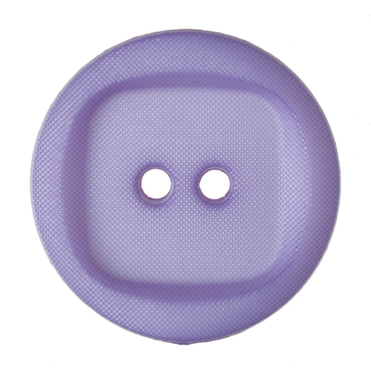 2 Hole Wavy with Square Insert Button - 24mm - Purple [LD5.6]