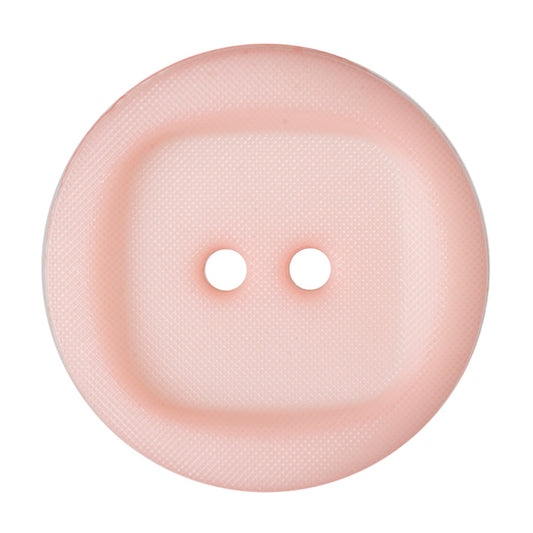 2 Hole Wavy with Square Insert Button - 24mm - Pink [LD5.7]