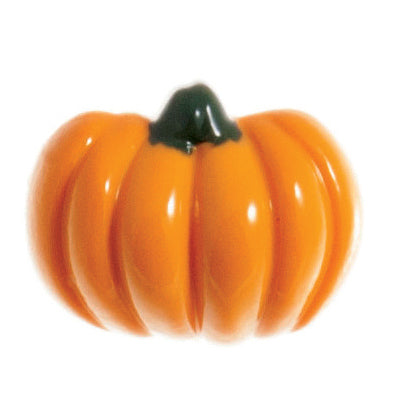 Pumpkin Shank Button - 18mm - Orange