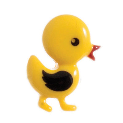 Walking Duck Shank Button - 18mm - Yellow [LH21.4]