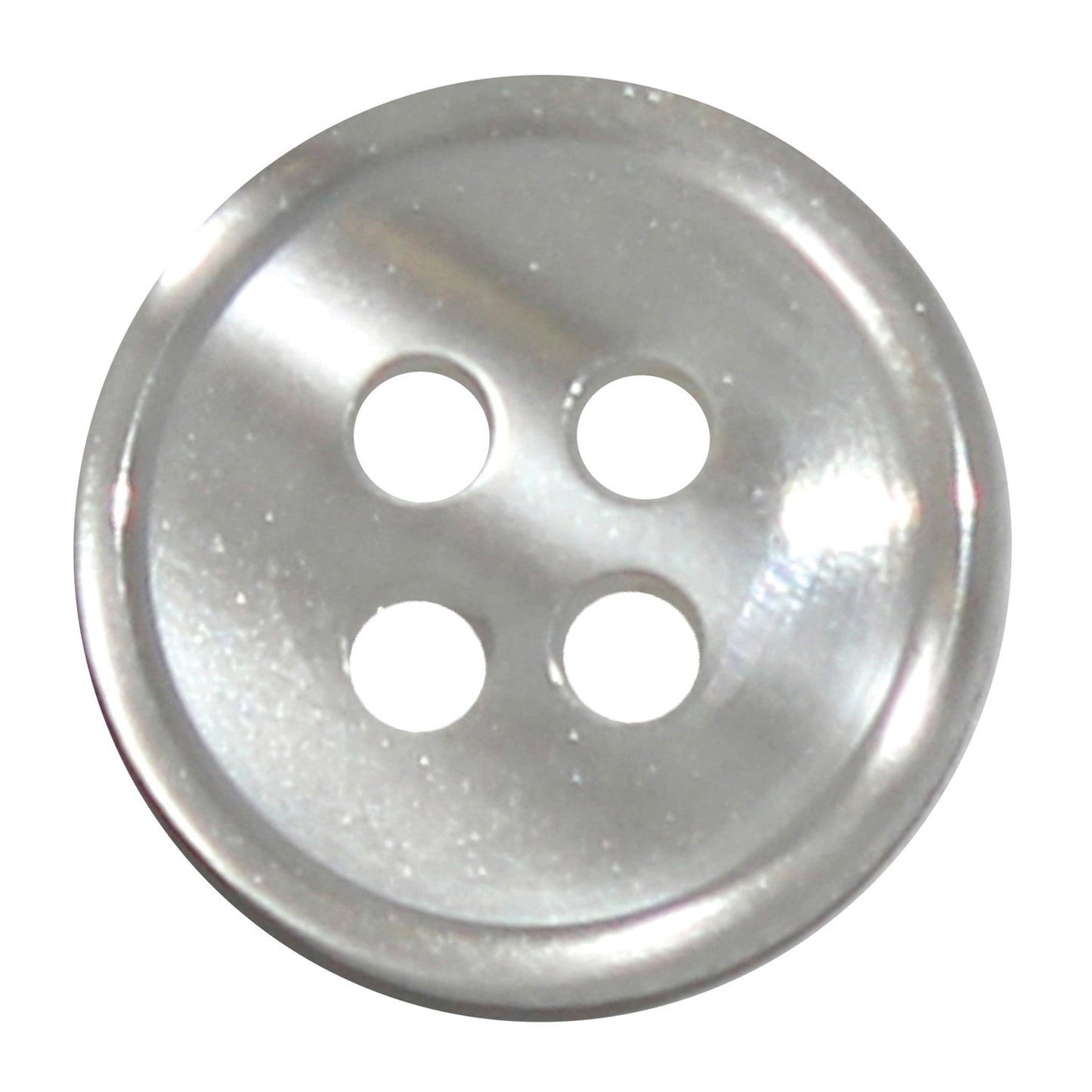 4 Hole Button - 13mm - Pearl White [LF17.7]