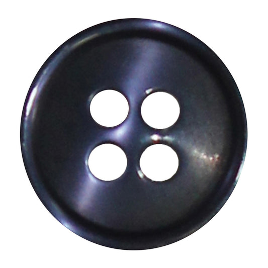 4 Hole Button - 13mm - Navy [LD9.2]